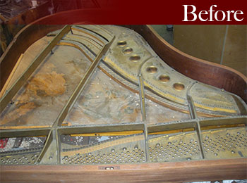 New Jersey Piano Restoration Before
